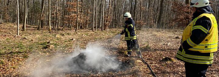 Unbeaufsichtigte Feuerstelle