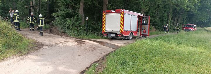 Ölspur außerorts