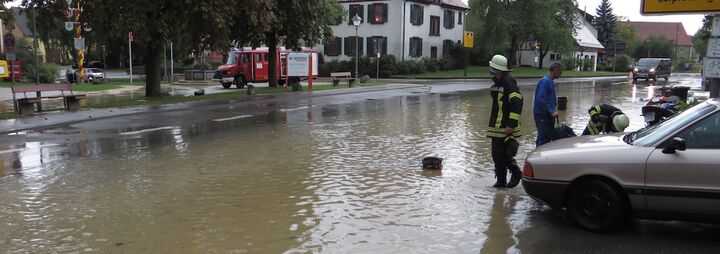 Unwetter in Watterdingen