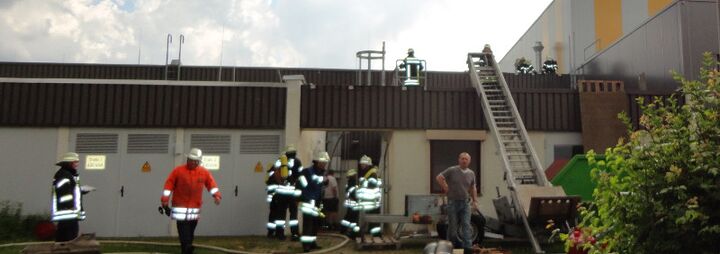 Schwelbrand unter Dach