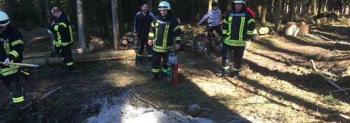 Unbeaufsichtigter Reisig-Brand